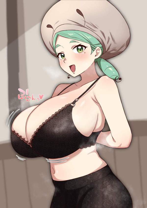 【緑のおばさんの日】緑髪熟女の二次エロ画像【10枚目】