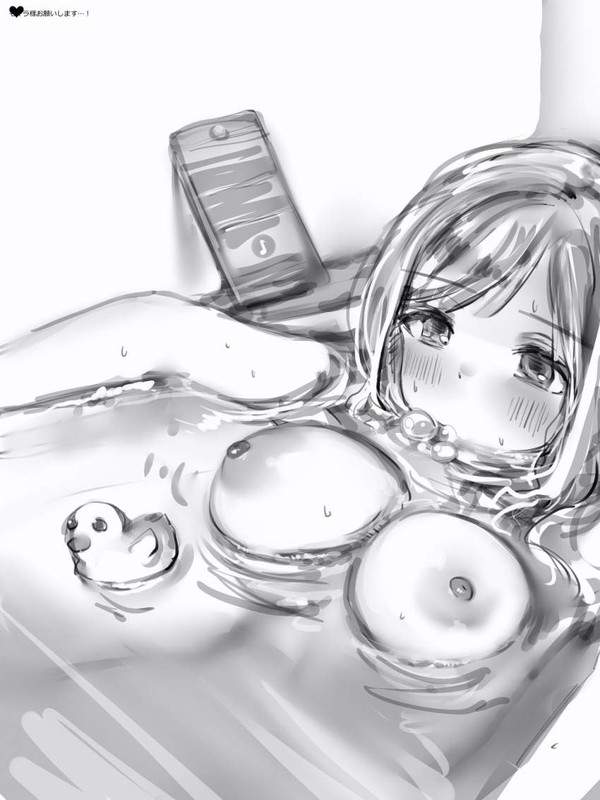 【現代病】お風呂の最中もスマホが手放せない女子達の二次エロ画像【40枚目】