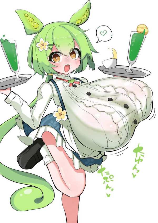 【未来の姿】何故か巨乳なずんだもんのエロ画像【6枚目】