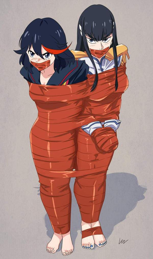 【ニコイチ】二人一緒に縛られてる女子の二次エロ画像【抱き合わせ】【26枚目】