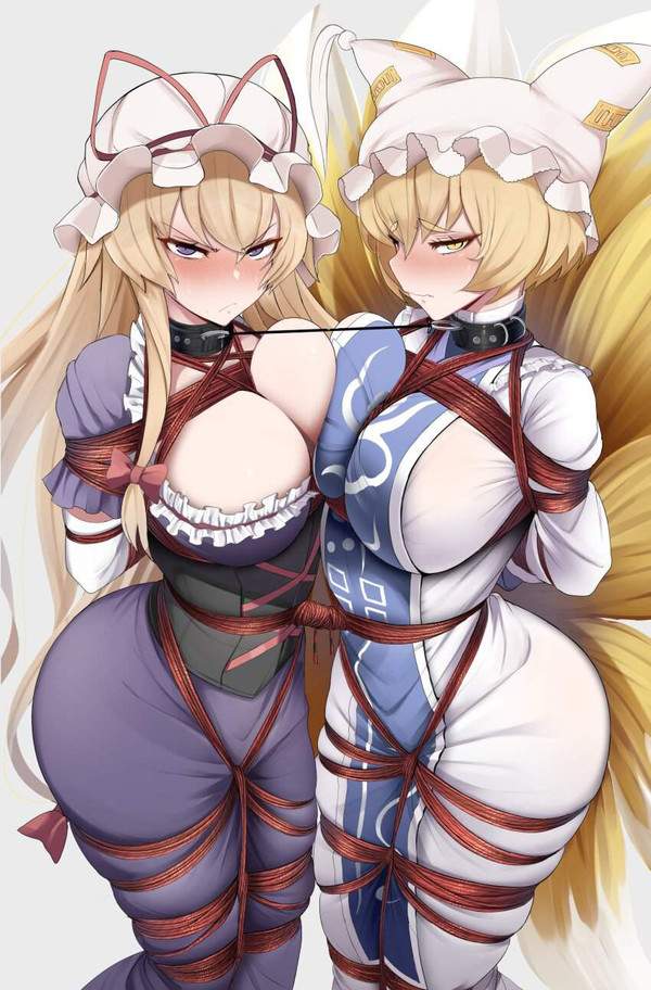 【ニコイチ】二人一緒に縛られてる女子の二次エロ画像【抱き合わせ】【38枚目】