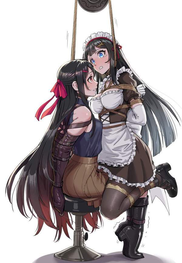 【ニコイチ】二人一緒に縛られてる女子の二次エロ画像【抱き合わせ】【39枚目】