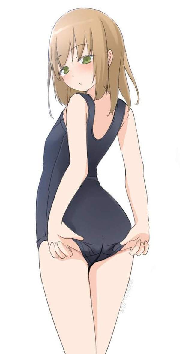 【ぴっちり】スクール水着ケツの二次エロ画像【21枚目】