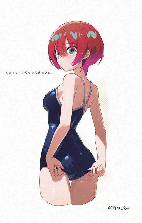 【ぴっちり】スクール水着ケツの二次エロ画像【23枚目】