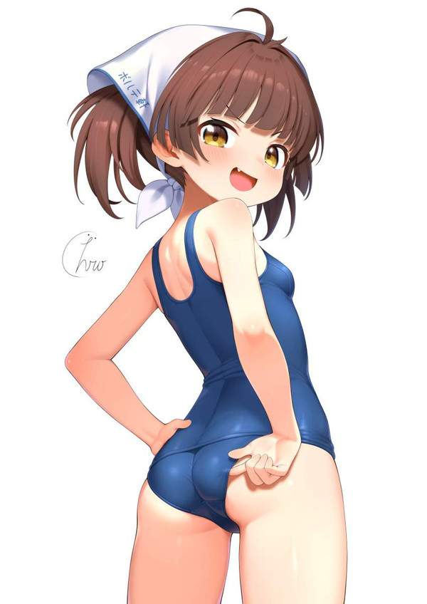 【ぴっちり】スクール水着ケツの二次エロ画像【33枚目】