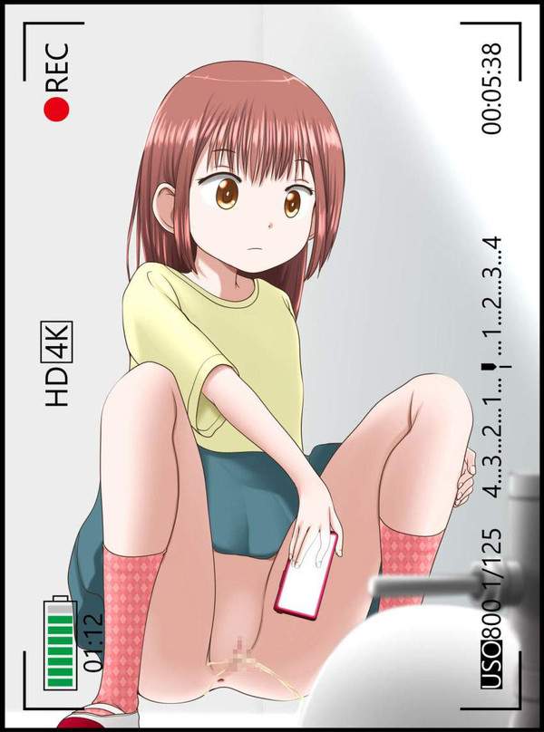 【拡散不可避】オシッコ姿を動画に撮られてる女子達の二次エロ画像【3枚目】