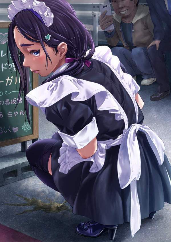 【拡散不可避】オシッコ姿を動画に撮られてる女子達の二次エロ画像【15枚目】