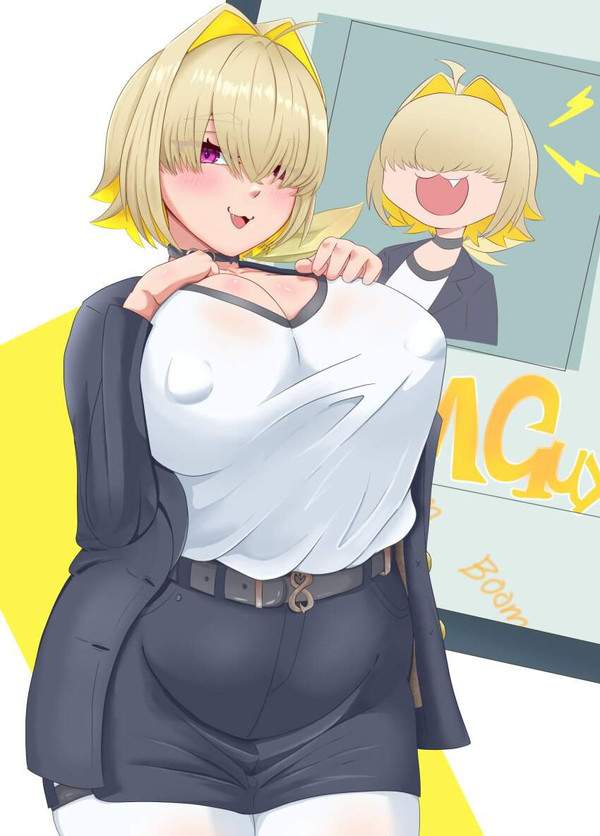 【ノーベル賞制定記念日】ノーブラＴシャツ女子達の二次エロ画像【21枚目】