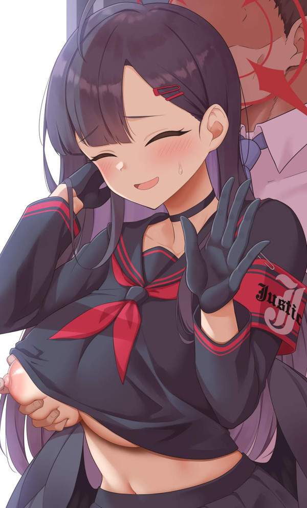 【リア充の日常】ＪＫ彼女の乳を揉む彼氏の二次エロ画像【9枚目】