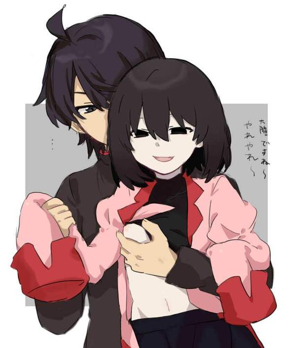 【リア充の日常】ＪＫ彼女の乳を揉む彼氏の二次エロ画像【15枚目】