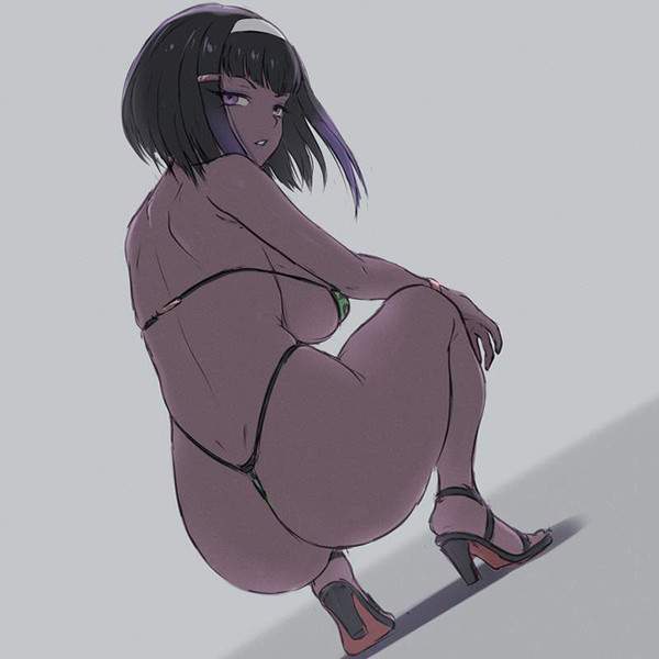 【いいおしりの日】美尻Ｔバック女子の二次エロ画像【39枚目】