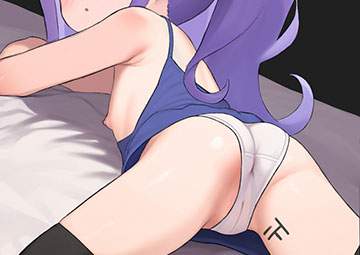 【日本製肌着の日】キャミソールとパンティー姿な女子の二次エロ画像