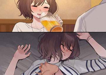 【いいビール飲みの日】ジョッキのビールをぐびぐび飲んでる女子の二次エロ画像