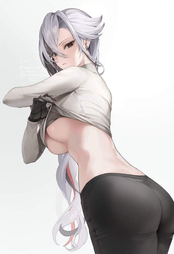 【ワッフルの日】あともう少しで乳首見えそうな下乳の二次エロ画像【31枚目】