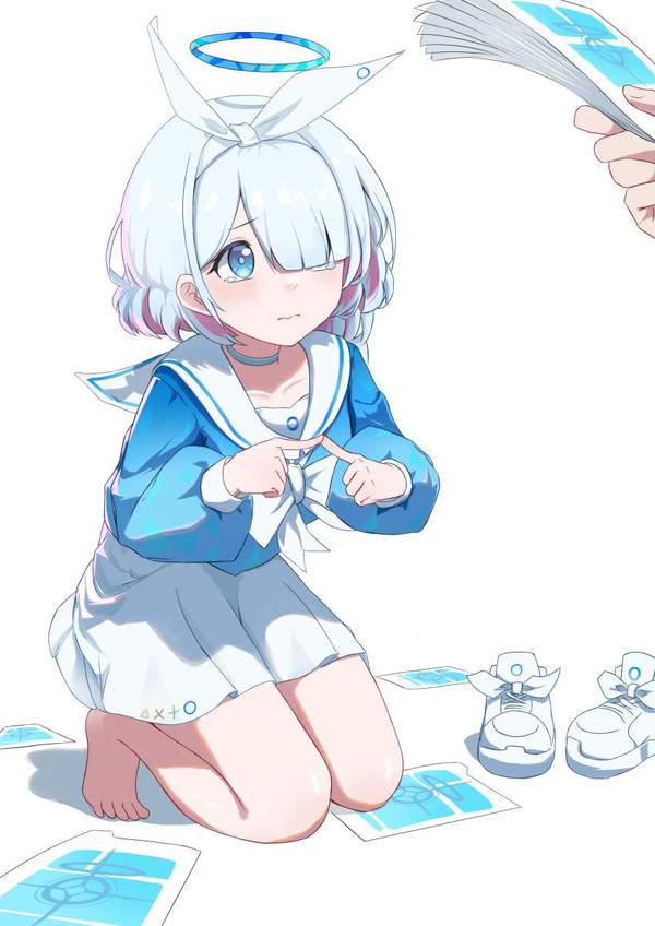 【E.T.の日】指と指を自分でつんつんしてる女子の二次エロ画像【9枚目】