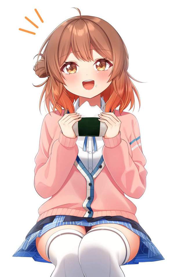 【バミューダトライアングルの日】スカートで椅子に座ってる女子の股間▽が気になる二次エロ画像【29枚目】