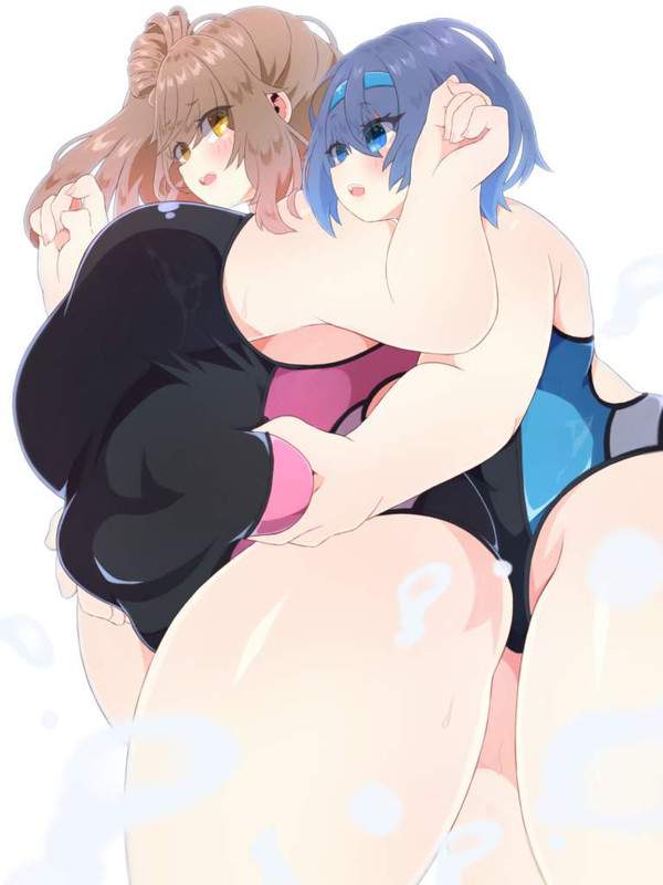 【一人で六品食うからや】腹の肉つままれてる女子の二次エロ画像【15枚目】