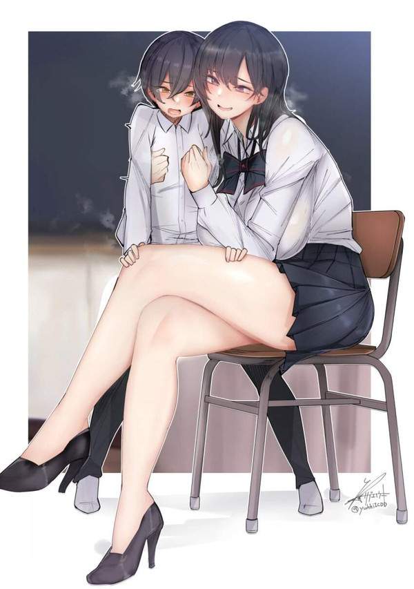 【ある種の理想】デカ女とパコる二次エロ画像【19枚目】