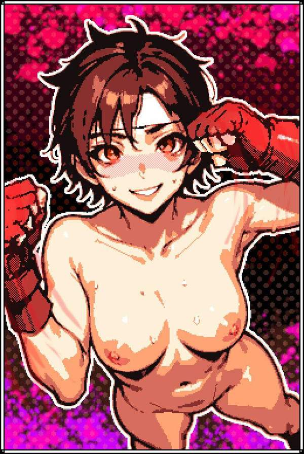 【PC-9800の思い出】ピクセルアートの二次エロ画像【5枚目】