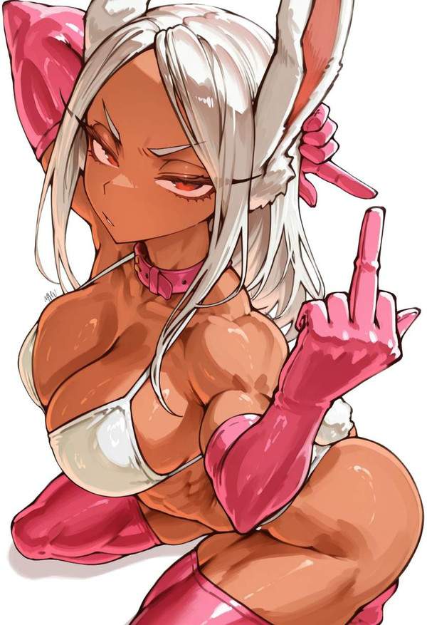 【国際中立デー】中指立ててる女子達の二次エロ画像【26枚目】