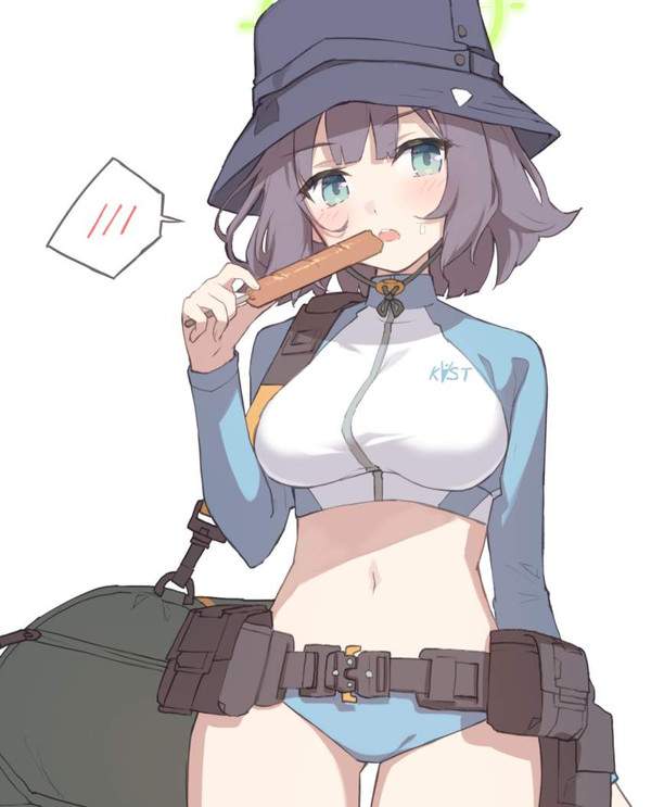 【双子の日】ソーセージ食べてる女子達の二次エロ画像【14枚目】