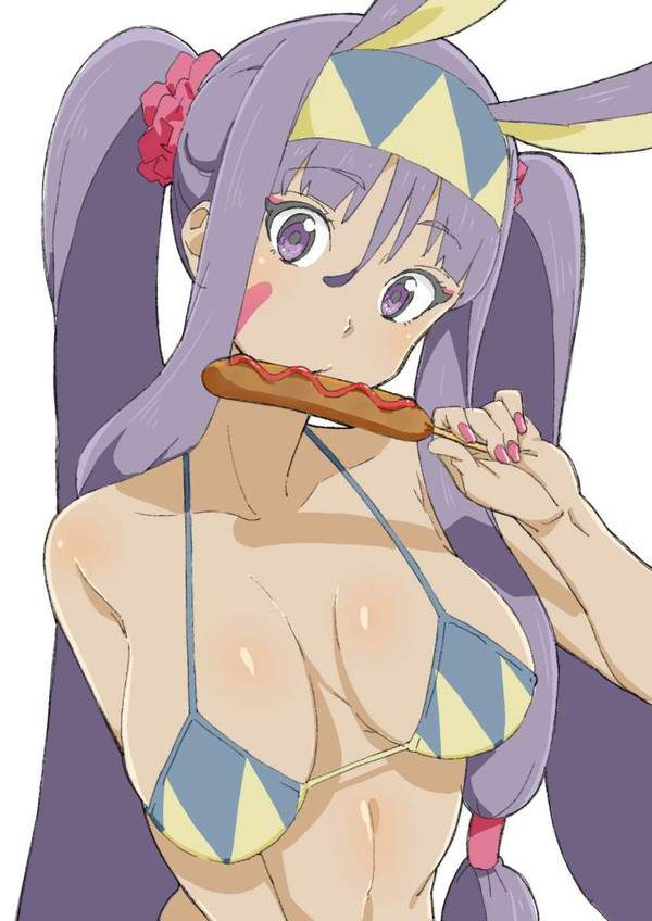 【双子の日】ソーセージ食べてる女子達の二次エロ画像【17枚目】