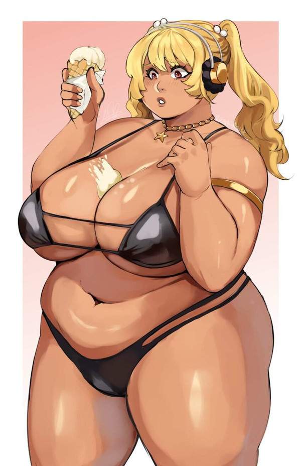 【黒脂肪】褐色ぽっちゃり女子達の二次エロ画像【突きの呼吸】【4枚目】