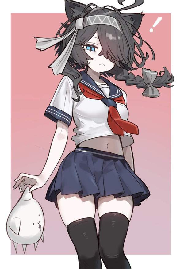 【セーラー服編】おへそがチラリな二次エロ画像【2枚目】