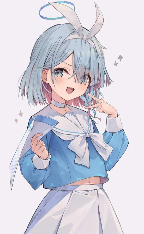 【セーラー服編】おへそがチラリな二次エロ画像【5枚目】