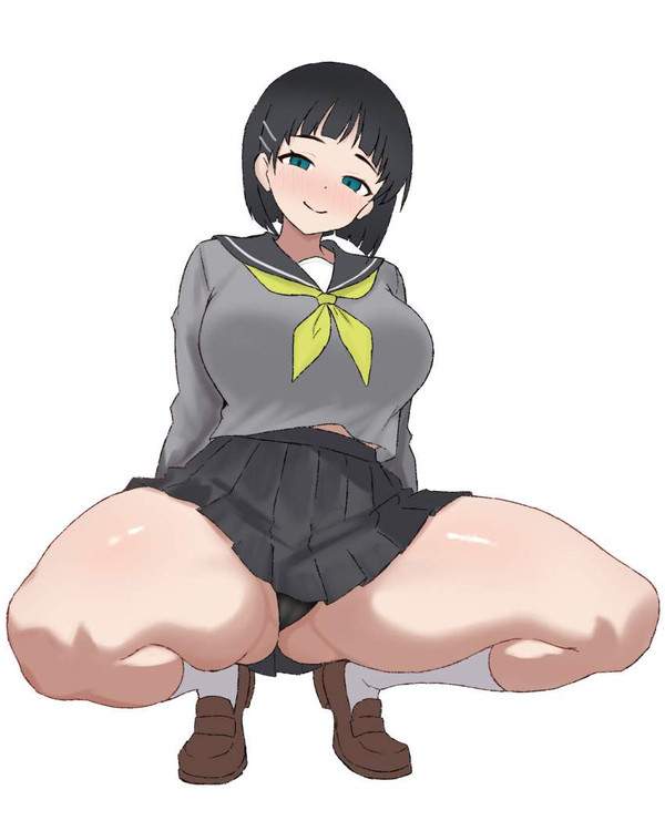 【セーラー服編】おへそがチラリな二次エロ画像【12枚目】