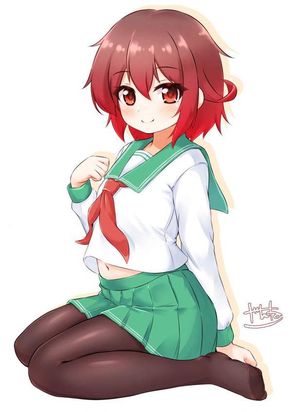 【セーラー服編】おへそがチラリな二次エロ画像【22枚目】