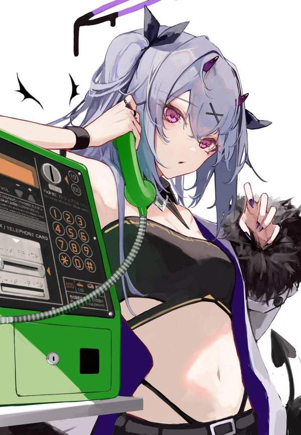 【テレホンカードの日】公衆電話と女子の二次エロ画像【4枚目】