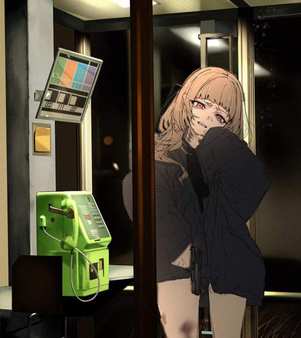 【テレホンカードの日】公衆電話と女子の二次エロ画像【10枚目】