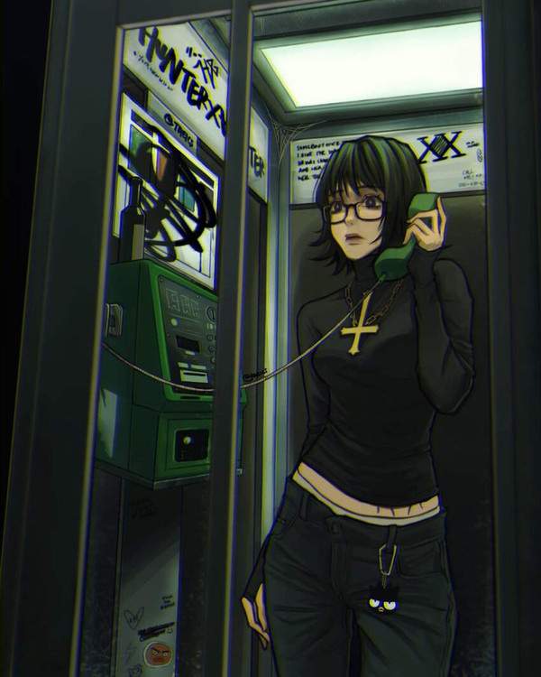 【テレホンカードの日】公衆電話と女子の二次エロ画像【19枚目】