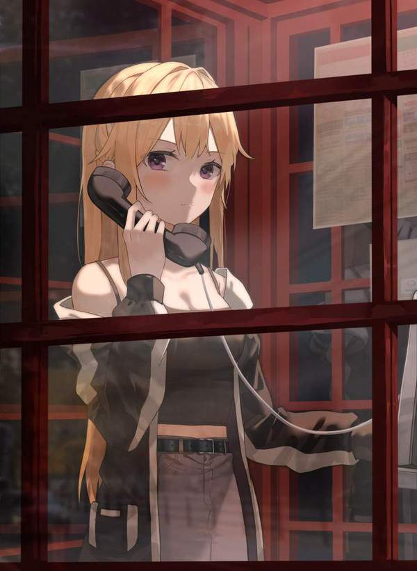 【テレホンカードの日】公衆電話と女子の二次エロ画像【38枚目】