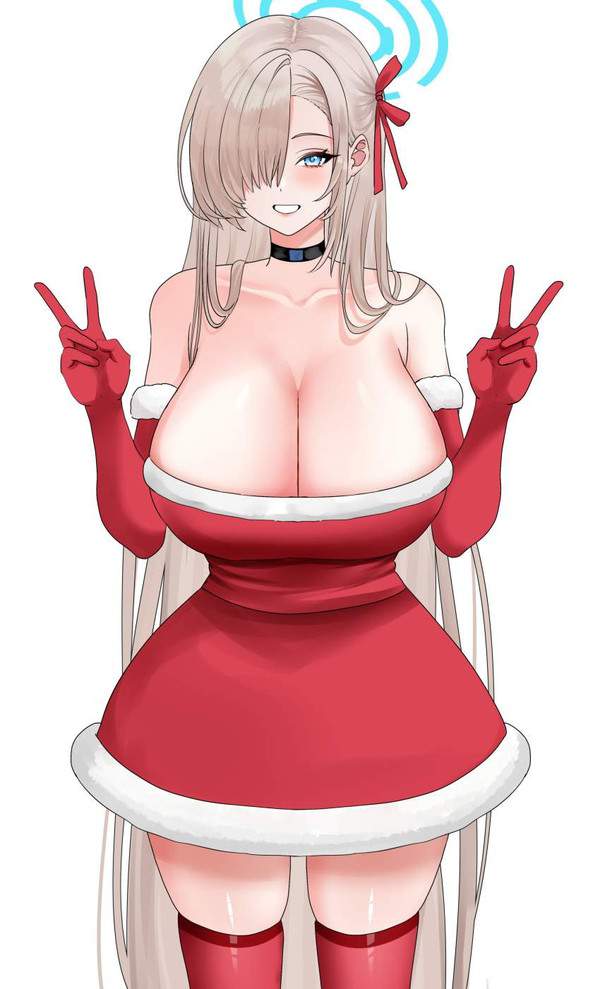 【せっせっ聖夜】サンタコスしてるブルーアーカイブキャラ達のエロ画像【11枚目】