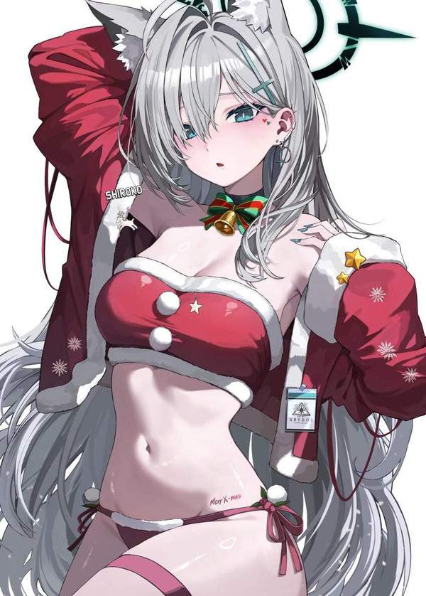 【せっせっ聖夜】サンタコスしてるブルーアーカイブキャラ達のエロ画像【27枚目】