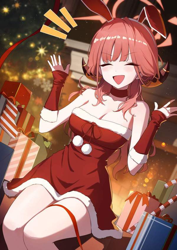 【せっせっ聖夜】サンタコスしてるブルーアーカイブキャラ達のエロ画像【36枚目】