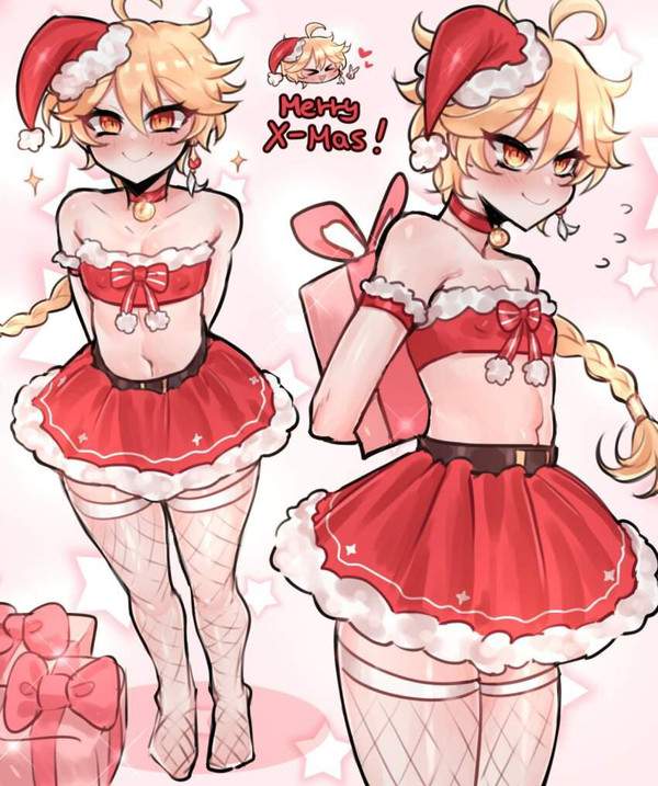 【兄は夜更け過ぎに】サンタコスしてる男の娘達の二次エロ画像【ユキエと変わるだろう】【4枚目】