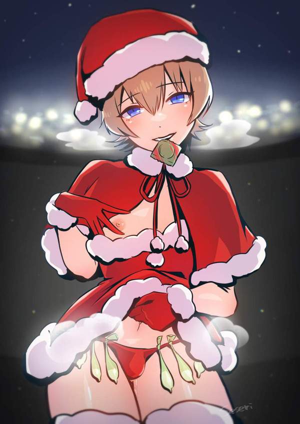 【兄は夜更け過ぎに】サンタコスしてる男の娘達の二次エロ画像【ユキエと変わるだろう】【7枚目】