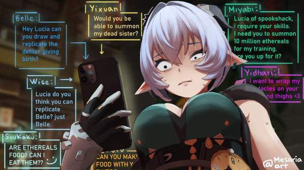 【ゼンレスゾーンゼロ】リュシア・エロウェンのエロ画像【11枚目】