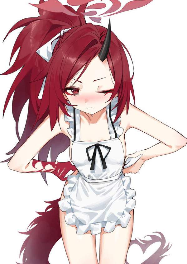 【新婚ヴィーガン夫婦あるある】貧乳女子×裸エプロンの二次エロ画像【6枚目】