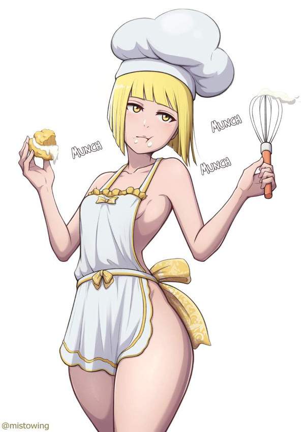 【新婚ヴィーガン夫婦あるある】貧乳女子×裸エプロンの二次エロ画像【23枚目】