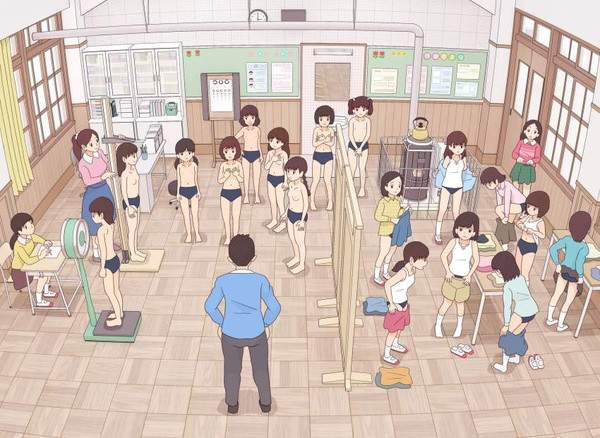 【身体検査の日】学校で行われる集団身体検査の二次エロ画像【17枚目】