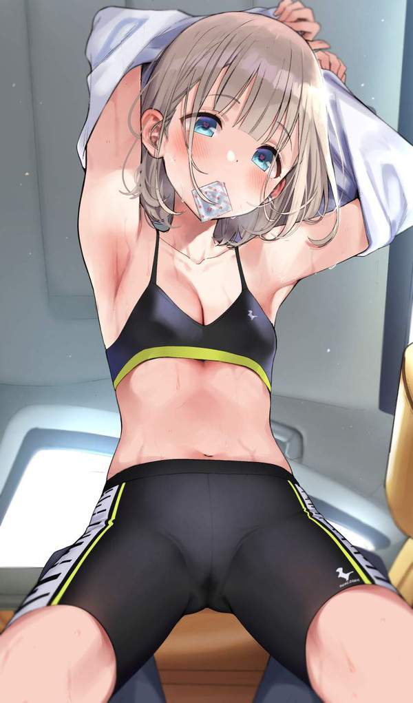 【本当に愛液？】ズボンにまでシミるレベルでおマンコ濡れてる女子達の二次エロ画像【17枚目】