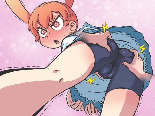 【本当に愛液？】ズボンにまでシミるレベルでおマンコ濡れてる女子達の二次エロ画像【35枚目】