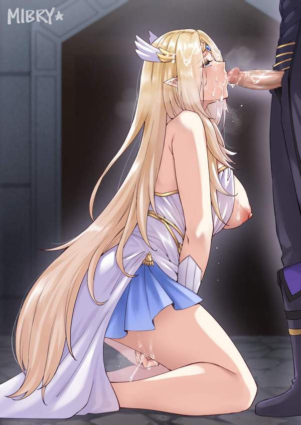 【自分でやる気になること】フェラチオしつつオナる女子の二次エロ画像【これも技術のうちっ！】【15枚目】