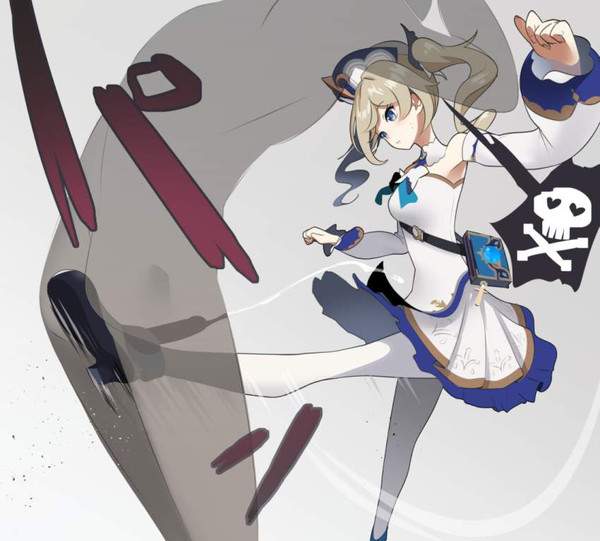 【こういう蹴りが】ガチ金蹴りの二次エロ画像【本気の蹴りっ！】【30枚目】