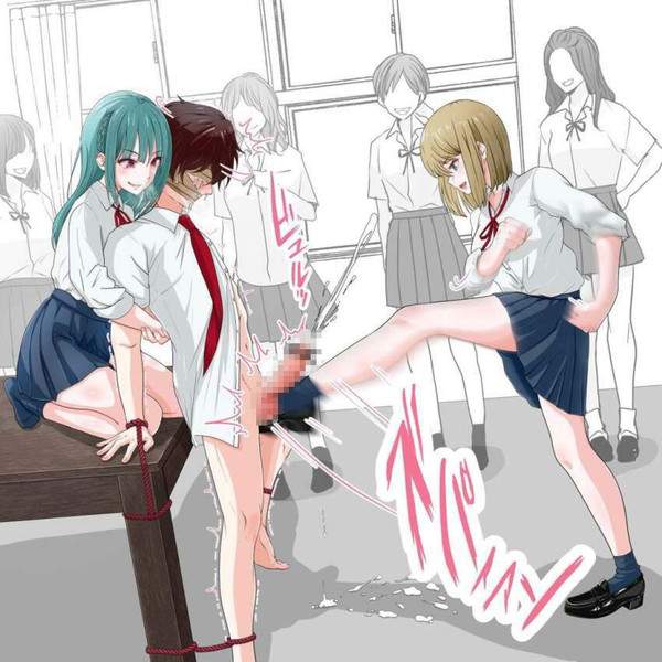 【こういう蹴りが】ガチ金蹴りの二次エロ画像【本気の蹴りっ！】【32枚目】