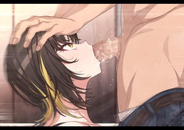 【傾けろ、オラァッ！】フェラチオを強要される女子達の二次エロ画像【14枚目】